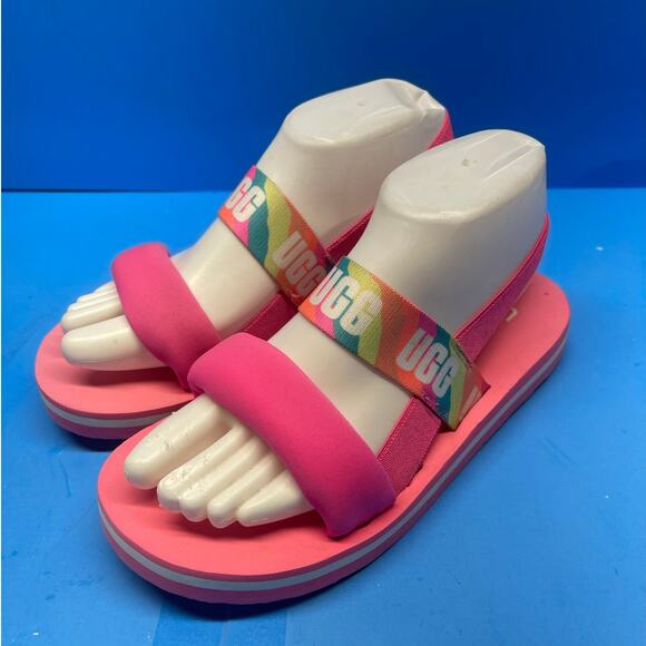 UGG Sandals Zuma Sling Slingback Pink Casual Comfort Open Toe Size 7 - Picture 1 of 10